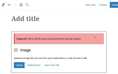 How to Fix “Sorry This File Type Is Not Permitted for Security Reasons”
