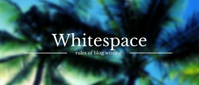 rules of blog writing